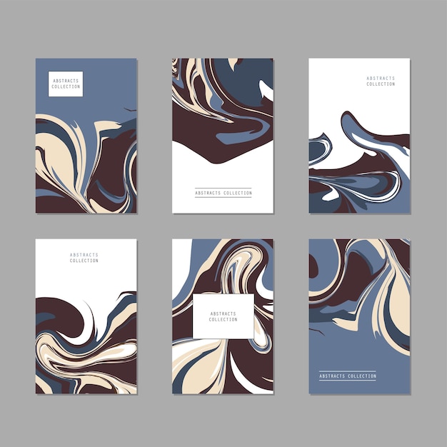 Artistic covers or poster design. Creative colours backgrounds vector design.