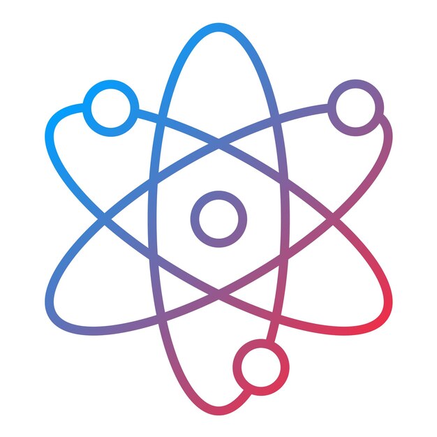 Atom icon vector image Can be used for Industrial Process