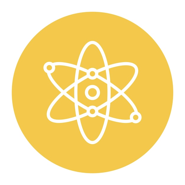 Atom icon vector image Can be used for Science