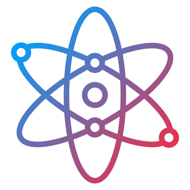 Atom icon vector image Can be used for Science