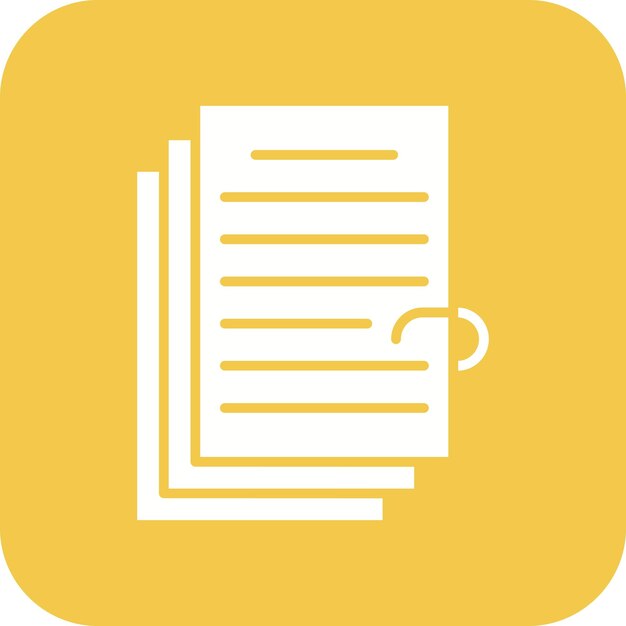 attached file icon vector image can be used for communications