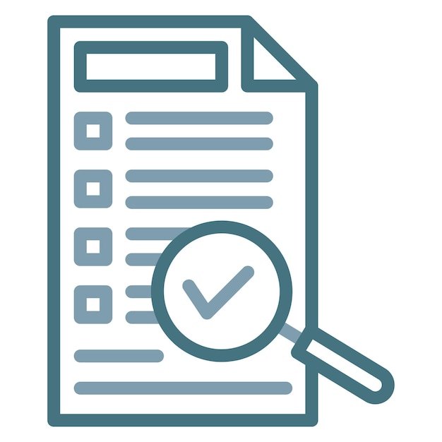 audit icon vector image can be used for quality assurance