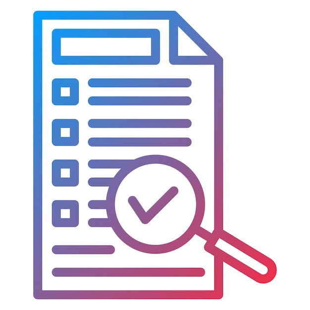 audit icon vector image can be used for quality assurance