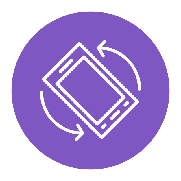 Auto Rotate icon vector image Can be used for Printing