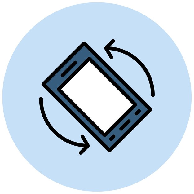 Auto Rotate icon vector image Can be used for Printing