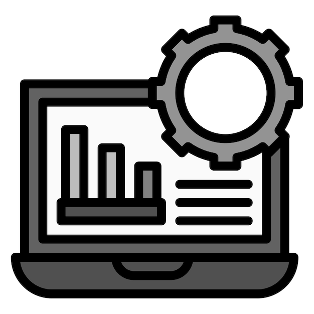 automation services icon vector image can be used for cyberpunk