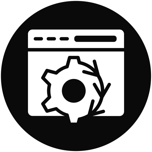 Automation vector icon illustration of No Code iconset