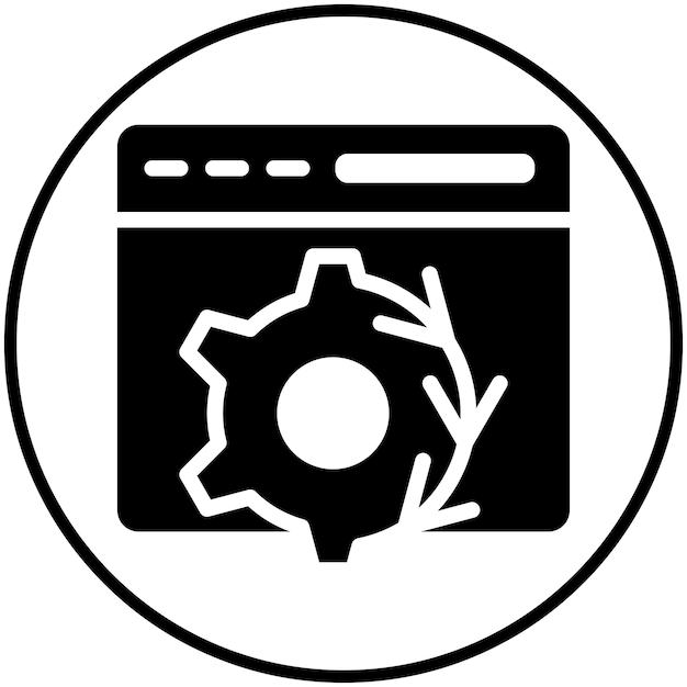 Automation vector icon illustration of No Code iconset
