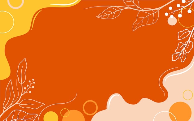 autumn leaves and abstract background