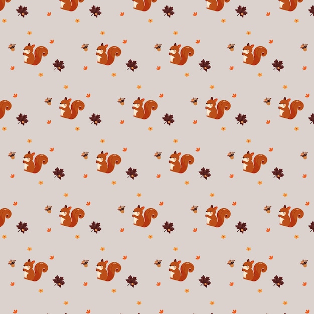 Autumn pattern Thanksgiving pattern The pattern of autumn elements