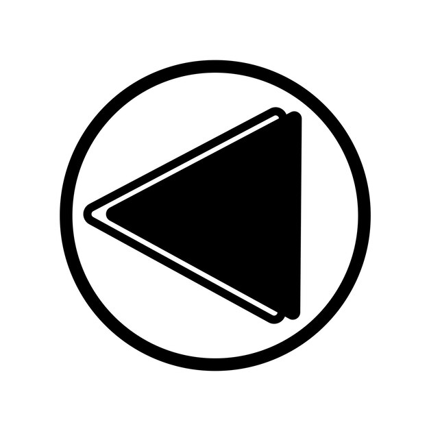 Back Icon Back Icon Vector Illustration In White Background Vector
