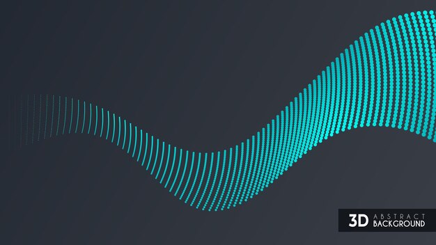 background abstract blue vector line wave modern design business shape graphic gradient