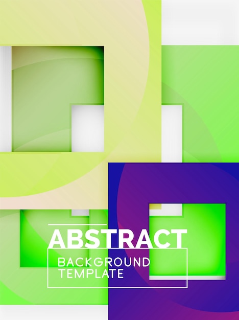 Background abstract squares geometric minimal template