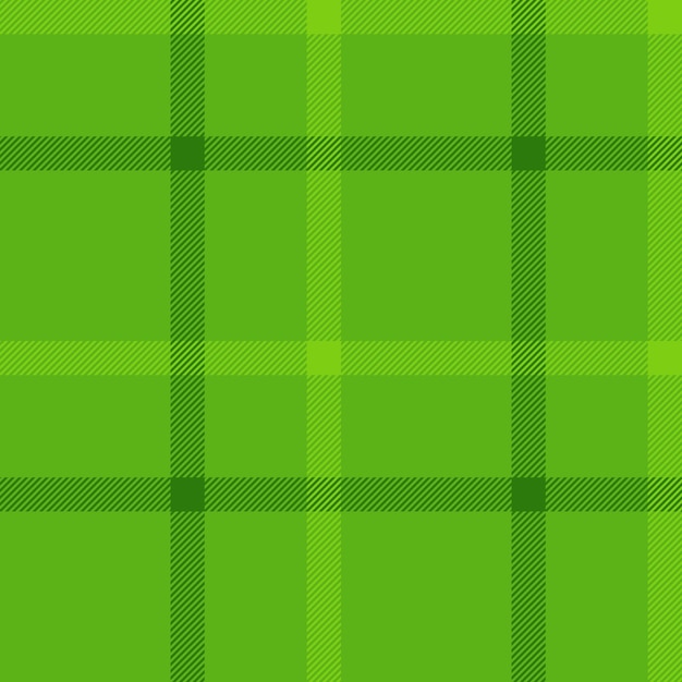Background fabric textile of plaid vector seamless with a pattern texture tartan check in green color