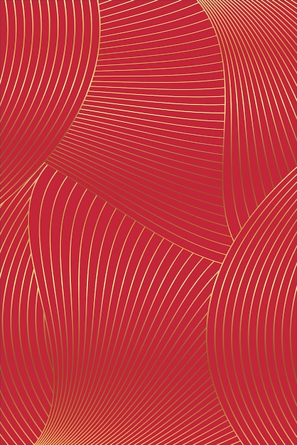 background line absrtact gold and red