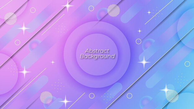 Background modern colorful with lines light and memphis element