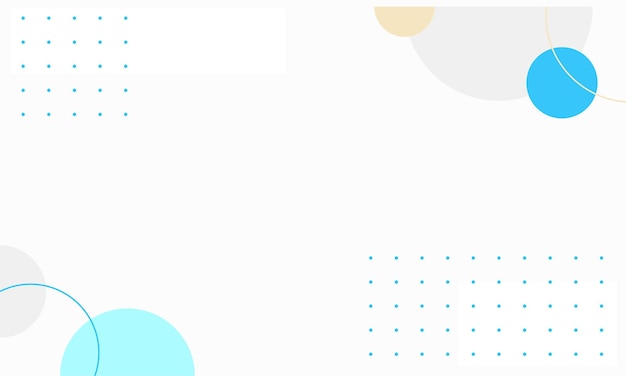 Background of geometric and decorative shapes with memphis elements