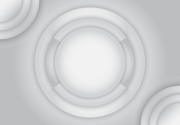 background of tiered circles with shadows and a large circle in the middle