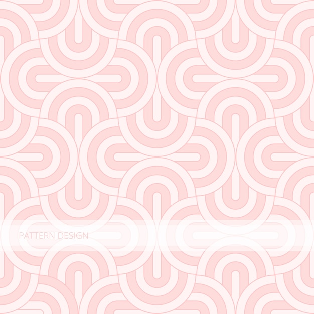 background pattern seamless abstract sweet pink round rectangle circle and line