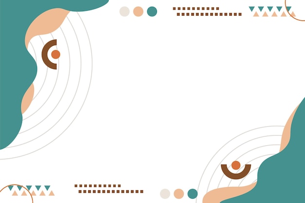 Background Template with wavy and Green Complex series