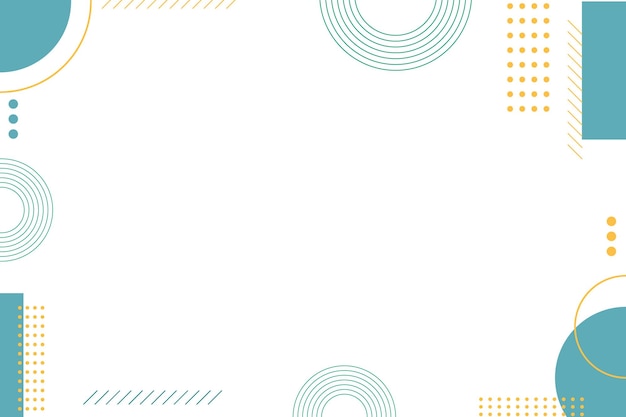 Background Template with wavy and green green line