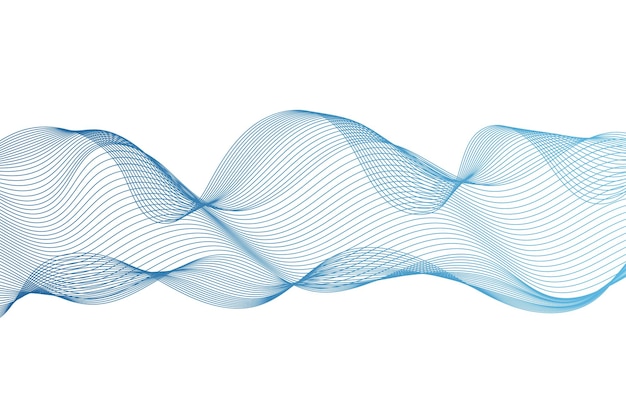 Backgrounds abstract lines veil blue vector illustration Design element