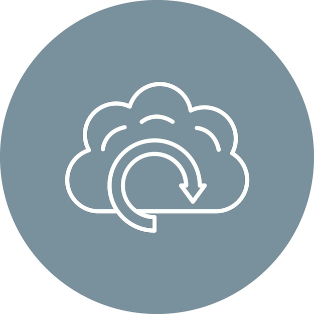 Backup icon vector image Can be used for Productivity