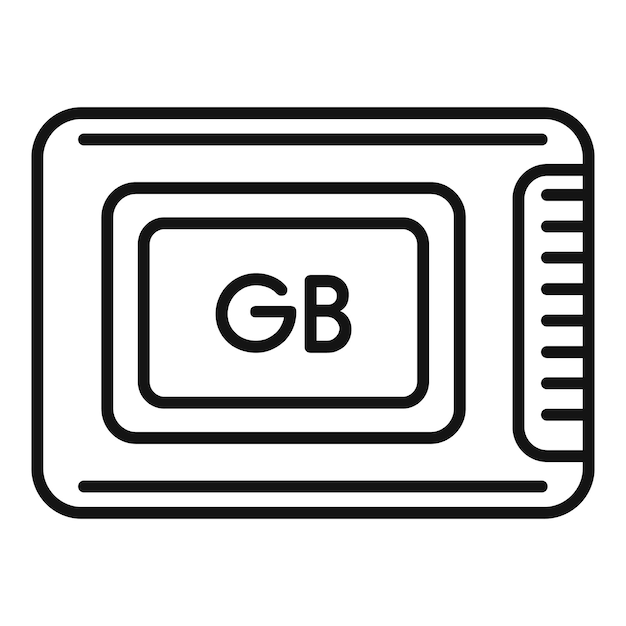 Backup shutter solid icon outline vector Focus datacenter