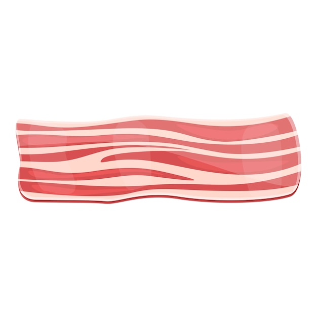 bacon brisket icon cartoon of bacon brisket vector icon for web design isolated on white background