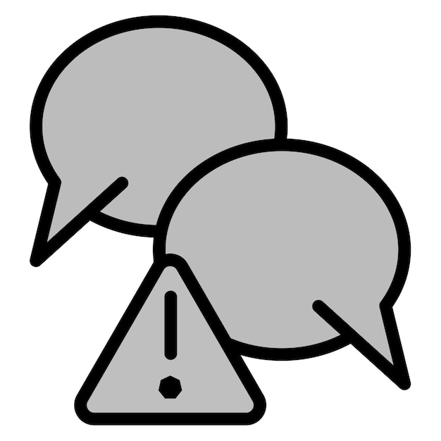 bad communication icon vector image can be used for generation gap