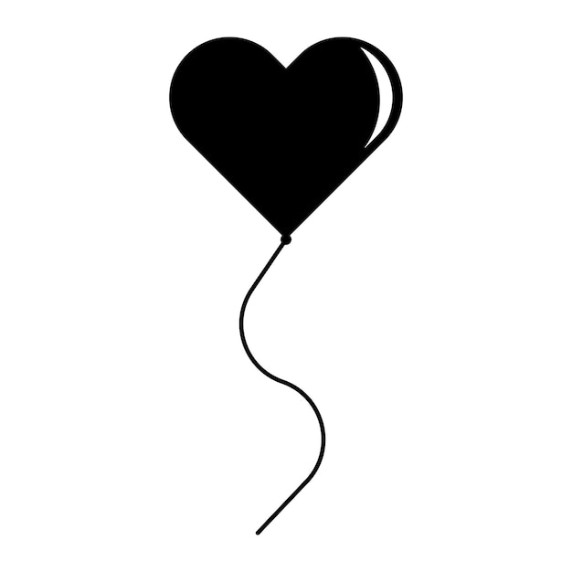 Balloon icon love balloon vector