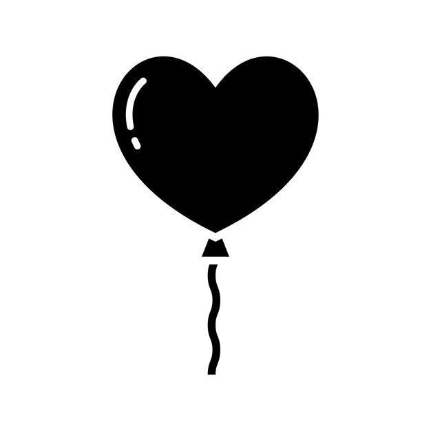 balloon icon vector design template in white background