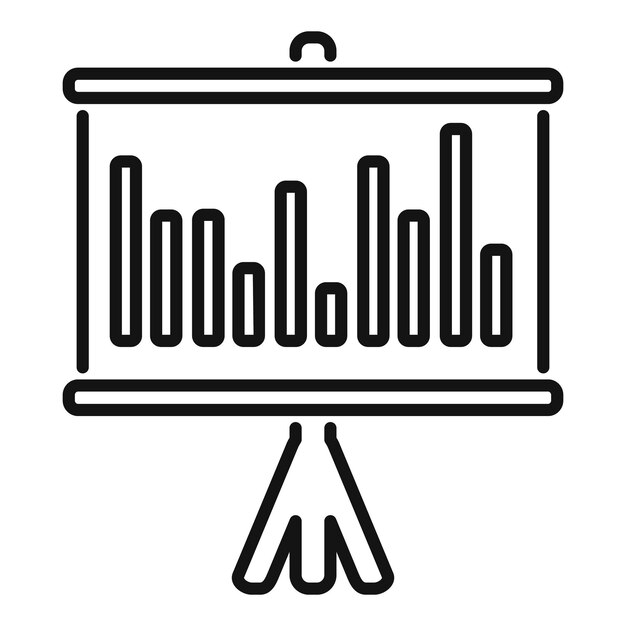Banner help icon outline vector Office service Work operator