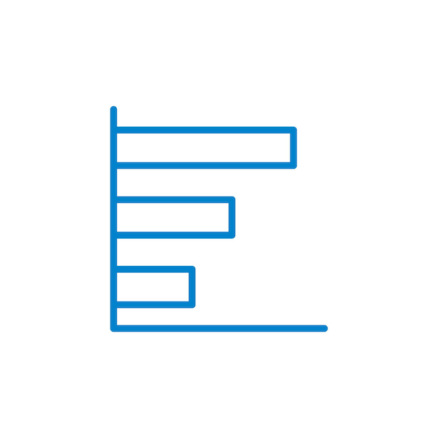 Bar Chart icon vector design templates