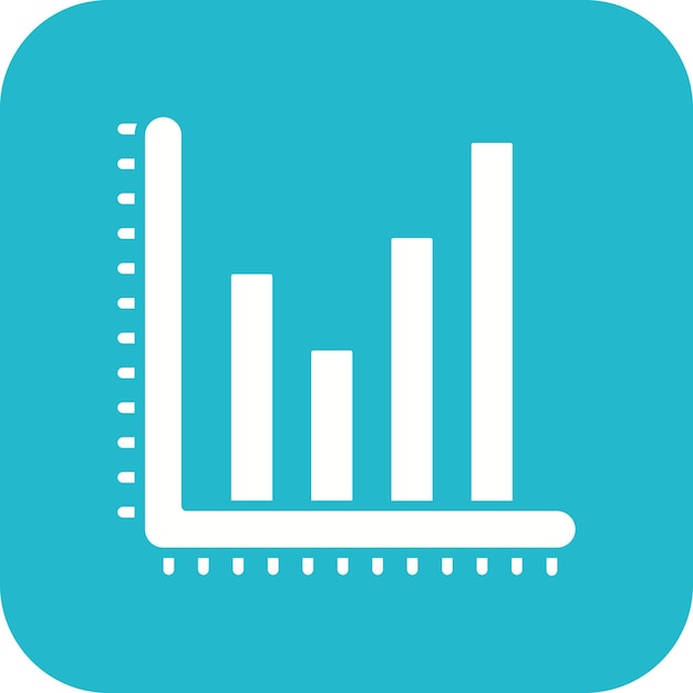 bar graph icon vector image can be used for customer feedback