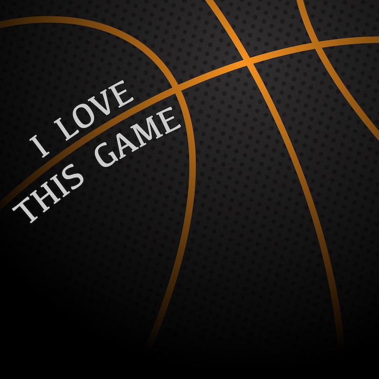 Vektori basketball love background