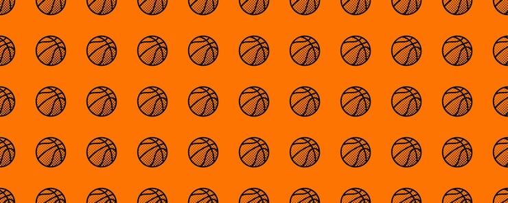 Vektori basketball seamless pattern