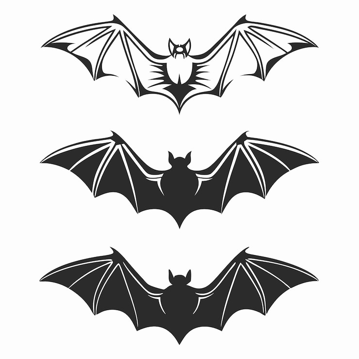Vektori bat wing designs