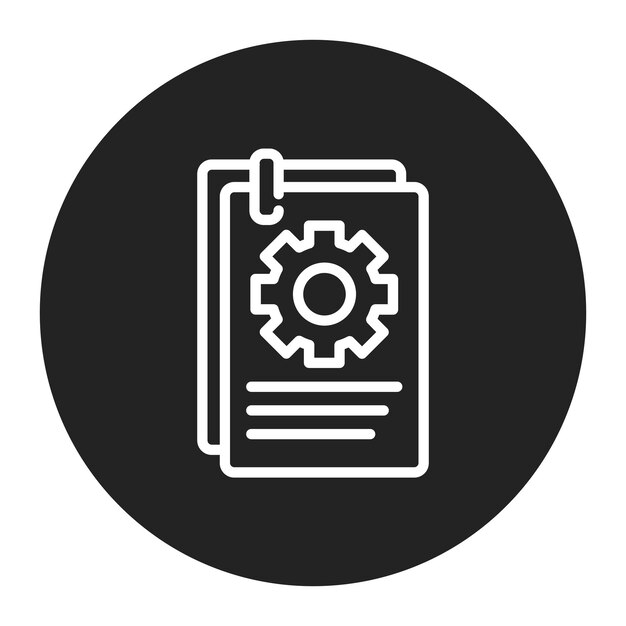 batch processing icon vector image can be used for order fulfilment
