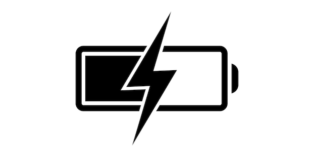 Battery vector icon on white background. Battery icon, great design for any purposes.