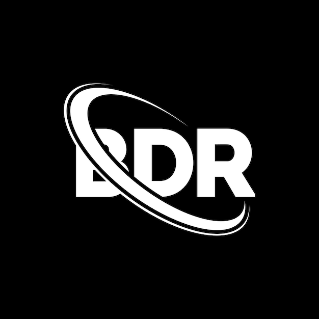 BDR logo BDR letter BDR letter logo design Initials BDR logo linked with circle and uppercase monogram logo BDR typography for technology business and real estate brand