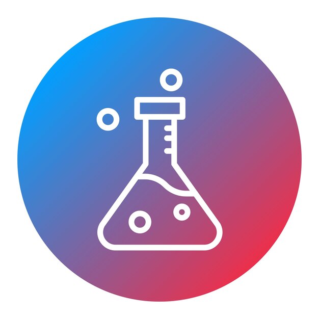 Beaker icon vector image Can be used for Lab