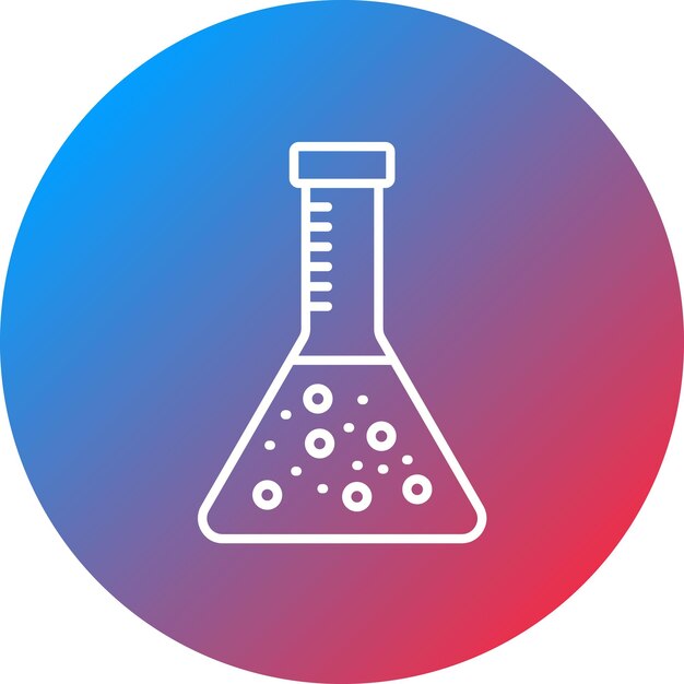 Beaker icon vector image Can be used for Physics