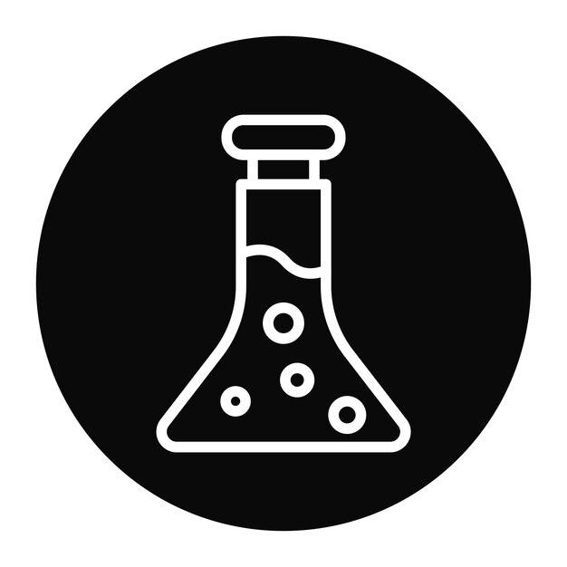 Beaker icon vector image Can be used for Science
