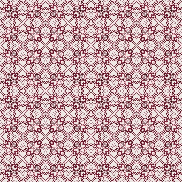 Beautiful heart love seamless pattern background fabric decoration graphic textile ethnic fashion