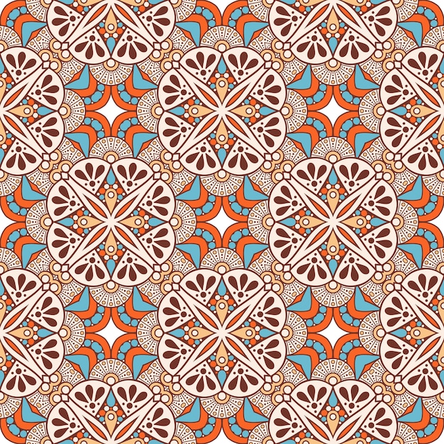 Beautiful indian traditional seamless pattern