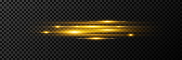 beautiful line light effect sparkling particles and sparks luminous line laser effect