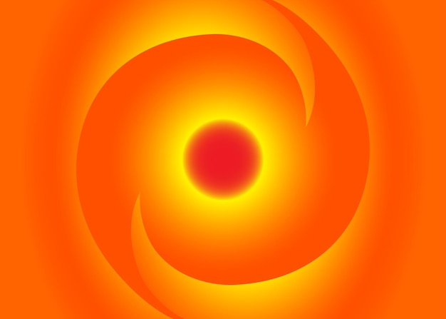 Beautiful yellow orange light sphere energy core Wallpaper
