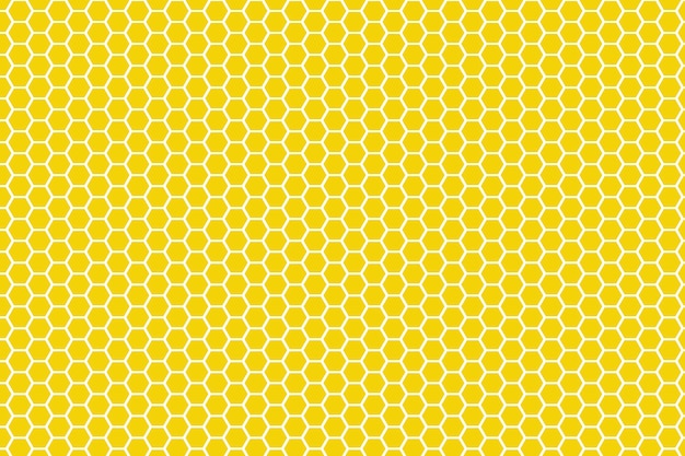 Bee honeycomb background pattern vector illustration