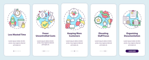 Benefits of BPA in banking onboarding mobile app screen